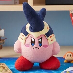 Kirby Beetle Ability Plush Little Buddy All Star Collection Pink Blue 7 Inch